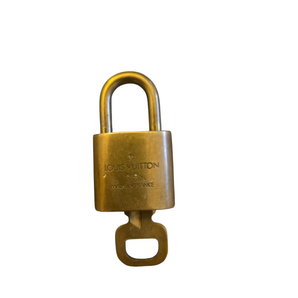 Louis Vuitton Brass Padlock With Key Number 305 GUC